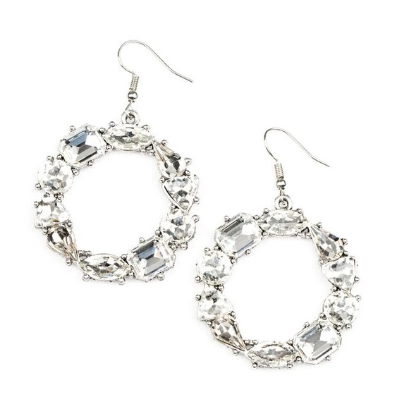 Sparkling Halo Hoops - Picture 1 of 2